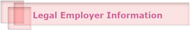 Legal Employer Information 
