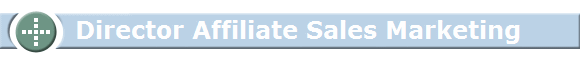   Director Affiliate Sales Marketing