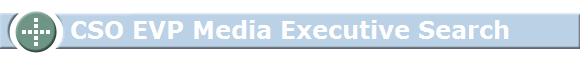 CSO EVP Media Executive Search