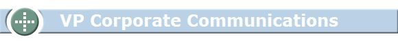 VP Corporate Communications