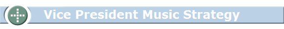 Vice President Music Strategy