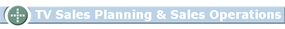         TV Sales Planning & Sales Operations